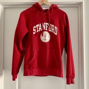 Stanford University sweatshirt hoodie in red
